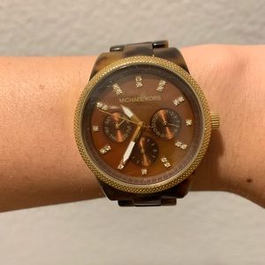 Michael Kors Tortoise Watch